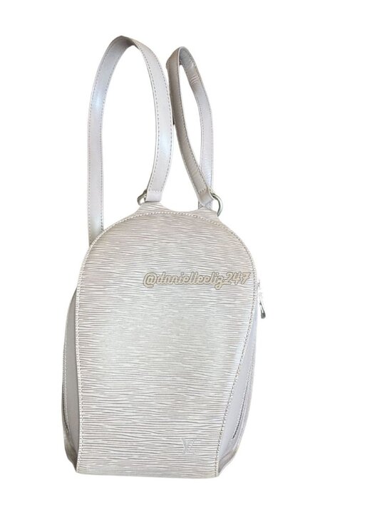 Louis Vuitton Mabillon Backpack Warm Gray Epi Leather Clean Suede Interior main image 6